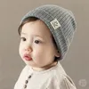 Caps Chapeaux Bonskull Caps Baby Knit Cartoon Candon Candy Coucolage chaud Infant Hapte de couverture en laine en laine molle Banes Fashion 221107