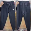 Pantalones pantanos altos pantalones de carga para pantalones de ch￡ndal de insignia jeans para mujeres hombres casuales hip hop streetwear hombre joggers tama￱o asi￡tico