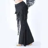 ارتداء مرحلة زي رقص البطن للسيدات الحليب الحرير culottes/ بنطلون الرقص يرقص ملابس السراويل/ السراويل انقسام الدانتيل