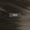 Haar-Spitze-Perücken, Damen, langes, glattes Haar, Pony, schwarz, koreanische Hochtemperatur-Seidenperücke, Kopfbedeckung