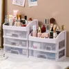 Storage Boxes Large Capacity Makeup Organizer Cosmetic Box Jewelry Nail Polish Transparent Multi-layer Drawer Container