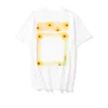 T-shirts pour hommes Ow Shirt Designer Shirts Hommes Femmes T-shirt à manches en coton Fashion White Tee Sweatshirts Luxury Clothing Street Hip Hop