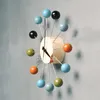 Wall Clocks Home Creative Decorative Clock Living Room Simple Color Candy Personality Bedroom Mute Electronic Selling