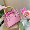 Mini Tasarımcı Çantaları Yeni Diana Bambu Çanta Vintage Lady Shopper Handbag Party Crossbody Crossbody Bag Lüks Cüzdan Hediye Brandwomensbags