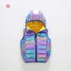 Gilet Ragazze Giù Gilet Giacche Inverno Caldo Per Bambini Cappotto con cappuccio per bambini Abbigliamento per bambini Ragazzi Capispalla leggero 221109