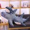 Giant Simulation Russia Shark Skin Pillows Shark Plush Fish Pillow Toy Lifelike Sussen Soft Animal Kids Baby Toy ld Gift J220729