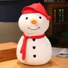 Nettes Schneemann-Plüschtier-riesiges weißes Schneemann-Puppe-Mädchen-Schlafkissen-Haltekissen-Weihnachtsgeschenk-Dekorationen DY10125