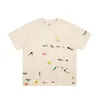 Men's t Shirts Heavy Industry Galleryes Depte Ink Splashing Graffiti Washing Water Short Sleeve Street Loose Round Neck Largelo6gdoo5qf9f