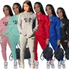 Designer Brand Jogging Suits Women Tracksuits letter print 2 Piece Sets 3XL Long Sleeve Sweatsuits hoodies pants Outfits Sportswear Fall Winter femme Clothes 8876-1