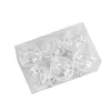 Feestdecoratie 6 stks Clear Christmas Tree Balls Mini Light for Home Commercial Use