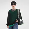 Pulls pour hommes mode pour hommes tricoté surdimensionné évider pull été coréen pull Harajuku Streetwear hommes vêtements