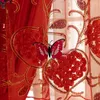 Rideau 1 pièces Style coréen dentelle haut de gamme poinçon rideaux chambre salon baie vitrée balcon ombrage location maison ombre tissu F8472