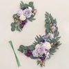 Décorations de Noël Rose Fleurs artificielles vigne suspendue Garland Romantic Wedding Garden Arc Home Room Decoration Fake Plants Wall Decor 221109