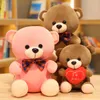 teddy bear plush Dolls toy holding the bear doll couple confession love tie TeddyBear 18-28cm