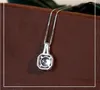 Pendentif Colliers Déclaration Femme Réel Tibétain Argent Bijou Diamant Partie De Mariage Pendentifs Avec Collier Pour Femmes Bijoux De Mariée