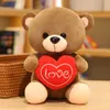 teddy bear plush Dolls toy holding the bear doll couple confession love tie TeddyBear 18-28cm