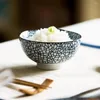 Ciotole Ciotola In Ceramica Stoviglie Classiche Giapponesi Da Cucina Zuppa Noodle Riso In Porcellana Grande Cucchiaio Ramen E Tazza Da Tè