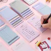 Creativiteit Memo Pad Plan Opmerking Paper Student Hand Account Dagboek School Stationery Multifunctioneel voor dagelijkse planning