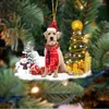 Christmas Decorations Decoration Dog Ornament Holiday Tree Xmas Navidad