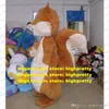 Brown Big Tail Squirrel Mascot Costume Adult Cartoon Character Outfit Suit Performn ACTING Upacara Penutupan zz7968