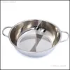 Soup Stock Pots Wholesaleecofriendly 7 Sizes Kitchen Cooking Tools Stainless Steel Set Little Sheep Thick Duck Pots For Pot Cookwa Dhkgv