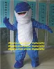 Costume de mascotte dauphin bleu marsouin cochon de mer delphinides baleine adulte personnage de dessin animé événements sportifs accueillant Banque zz7862