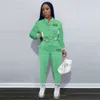 2024 Designer Marca Mulheres Tracksuits Jogging Terno Rosa Imprimir Duas Peças Set Manga Longa Sweatsuits Jaqueta de Beisebol Calças Outfits Outono Inverno Roupas Esportivas 8877-2