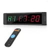 Wall Clocks Workouts Timer LED Remote Clock Stopwatch Interval Prescise Electronicl With For Gym Fitness Training