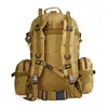 Borse da scuola Outdoor 4 in 1 Zaino tattico militare 50L Zaino da campeggio impermeabile da trekking Zaino da campeggio per uomo Camouflage Mochila 221109