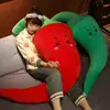 4065Cm Cartoon Simulation li Cuddle Cute Stuffed Hot Pepper Doll Large Soft Vegetable Pillow Bed Sofa Cushion Room Decor J220729