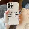 Fashion iPhone Phone Case Glass Phone Shell White Phonecsses Hudents Home Cover Cover Brand for iPhone 13 Pro 12 11 XSMAX