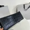 Högkvalitativ läder timglashandtag crossbody väska damer handväska lyx designer mode shopping handväska kuvert kort pocket354y