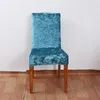 Housses de chaise extensibles en fibre de Polyester, housse de salle à manger en velours, pour Banquet, maison, douce, solide, résistante aux rides, protection