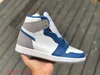 2023 Chicago Lost Found Found Jumpman 1 1S Basketball Shoes Turbo Turbo Blue Pine Green Gorn