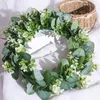 Decoratieve bloemen kransen eucalyptus krans geschenken diy kerst creatieve kunstmatige slinger hangende hangers bruiloft decoratie home party decor 221109