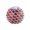Zabawka dekompresyjna Antystresowe gąbczaste kulki Kolorowe wyciskane winogronowe kulki Zabawki sensoryczne wypełnione koralikami wodnymi - Zestaw zabawek antystresowych dla dzieci i dorosłych xm