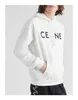 المصمم الفاخرة Celins Classic Fashion Trend France Sweater Chest Letter Print Solid Pullover Hoodie Men and Women's Spring Autumn Top Sweet