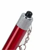 Chaves de chaveiro LED Pingente de lanterna de metal lanterna de lanterna de metal Ferramentas externas port￡teis Promo￧￣o Presente Chave da chave 4 cores