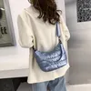 Bolsas de noite bolsa de designer de moda de inverno para mulheres espaço macio por baixo para o crossbody saco de toute toute de cor sólida ombro acolchoado