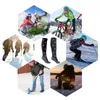Chaussettes de sport 1 paire homme hiver 35 aluminisé garder les pieds au chaud chaussettes longues fibres thermiques isolation unisexe