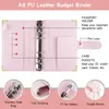 Colorful Money Budget Planner Binder With Zipper Envelopes Cash For Budgeting Organizer Notebook
