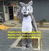 Timber Grey Wolf Mascot Costume Adult Cartoon Character Outfit Suit Performance Costumes Professional Stage Magic zz7880