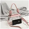 Kv￤llsp￥sar PVC Jelly Luxury Women Design Handv￤skor Crossbody Pl￥nb￶cker Bag 2022 H￶gkvalitativa flickor Kvinnliga shoppare Fashion Transparent Box