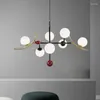 Kroonluchters licht luxe moderne led loft -Noordse ontwerp slaapkamer hangende lampen kroonluchter verlichting suspensie armaturen