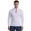 T-shirts pour hommes T-shirt col en V à manches longues basique couleur unie mode décontracté jogging haut de sport 3XL 12 couleurs au choix