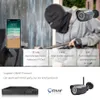 Caméras dôme 4MP IP WiFi Sécurité extérieure 1080P Wi-Fi Surveillance vidéo sans fil filaire Wi-Fi CCTV résistant aux intempéries CamHi Camara 221108