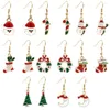 Boucles d'oreilles décoratives de noël, cadeaux de joyeux noël, bonne année européenne et américaine 2022
