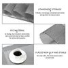 Table Mats 8 PCS Placemats PVC Heat Resistant Non-Slip Woven Washable For Kitchen Dining 45 X 30Cm