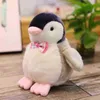 1335 cm schattige pinguïnspeelgoed knuffel dier pinguïn met vlinder tie pop baby kinderen kerstcadeau huis dropshopping decor hoge kwaliteit speelgoed j220729