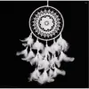 Decorative Figurines For Handmade Dream Decor Feathers Hanging Home Room Decoration Catcher Wall Chicken Wind Chime